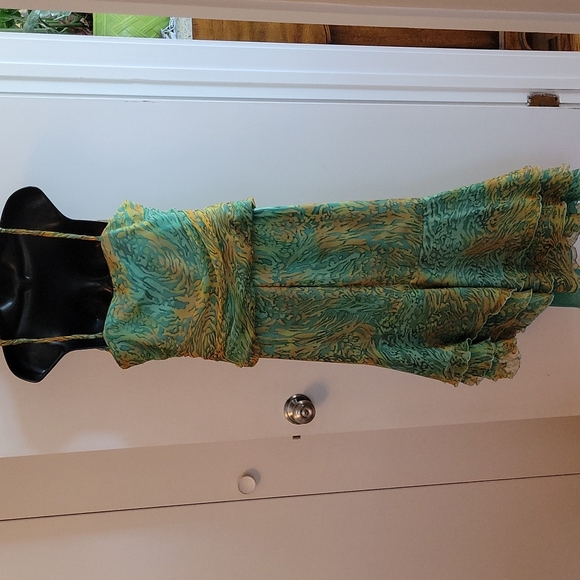 VINTAGE MUSANI COUTURE SILK SHIRT AND TOP SET - Picture 4 of 16